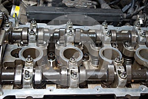 Part of a car engine.