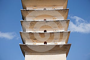 Part of Chongsheng temple three pagodas in yunnan, China