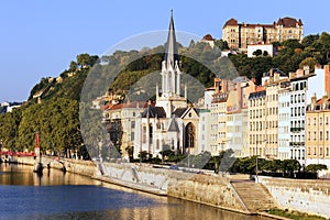 Part of the city of Lyon