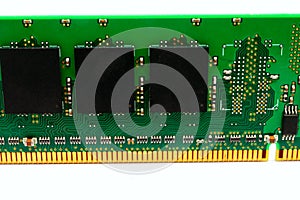 A part of computer RAM memory module