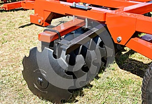 Part of the disc harrow machinery