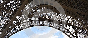 Part of Eiffel Tower Paris France