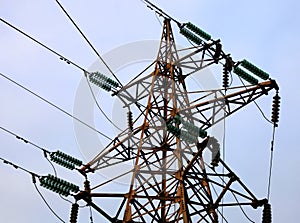 Part of a electricity pylon