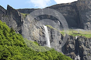 Part of Fer-a-Cheval Cirque in the French Alps