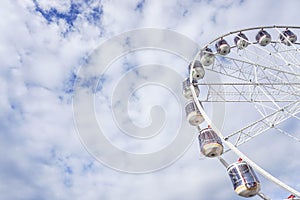 Part of Ferris wheel in Australia