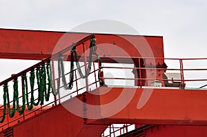 Part of gantry crane machine