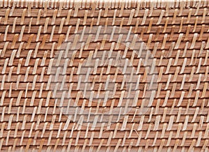Part of handwoven in Indonesia exotic and functional rattan storage basket like background