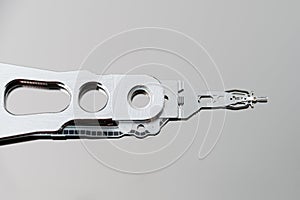 Part of hard disk close-up
