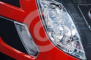 Part of headlight tractor