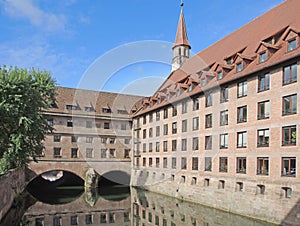 Part of the hospice of the holy spirit in Nuernberg