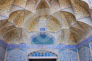 The part of Jameh Mosque of Isfahan, Iran.