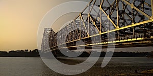 Part of lagendary Howrah Bridge