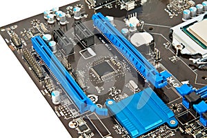 Part of laptop motherboard