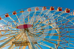 Part of a large Ferris wheel