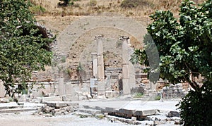 Part on the locality of Ephesus, Izmir, Turkey photo