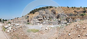 Part on the locality of Ephesus, Izmir, Turkey,panoramic view photo