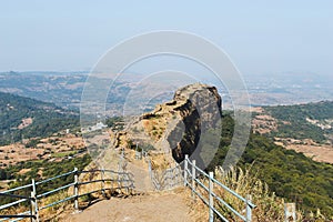 Part of Lohagad fort called Sulka, Pune district, Maharashtra, India