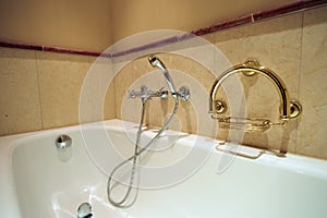 Part of luxury bathroom