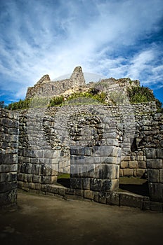 A part of the Machu Pichu Ruins