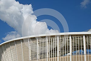 PART OF MAIN STRUCTURE OF MOSES MABHIDA STADIUM