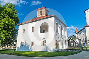 Part of Medieval Budatin Castle Slovak: Budatinsky zamok. Castle in north-western Slovakia, near the city of Zilina