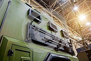 Part of a military armored vehicle for transporting soldiers