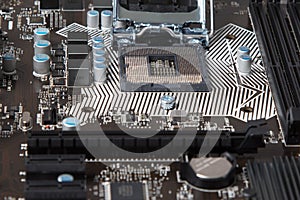 Part of the motherboard