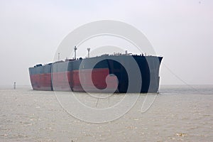 Part of oil tanker