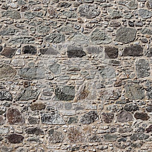 Part of old castle stone wall texture background