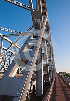 Part of an old Dutch truss bridge