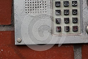 Part of an old intercom