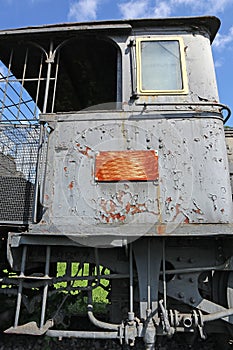 Part of an old locomotive