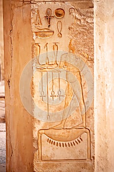 Part of palace of Hatshepsut in Luxor, Egypt