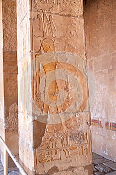 Part of palace of Hatshepsut in Luxor, Egypt