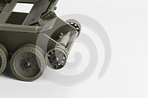 Part of plastic model kit.