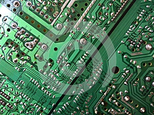 Part of a printed circuit board of a computer