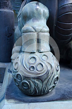 Part of qilin or kylin at Chiang Kai-shek park