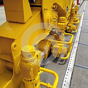 A part of a quary crane in the port of colombo sri lanka