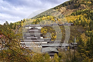 Part of Rammelsberg Mine. The Rammelsberg is a mountain on the northern edge of the Harz range