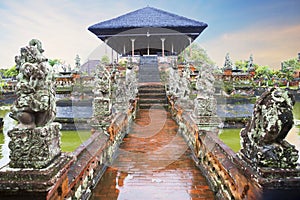 Bali, Indonesia, Ubud. Museum complex-Taman Kertha Gosa. photo