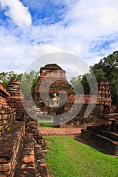 Part of the ruin of Wat Mahathat in Sukhothai