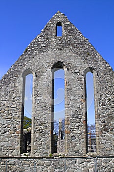 Part of the ruins of the historic Greyabbey Monastery photo