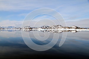 A part of the sea in Greenland photo