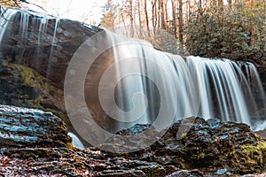 Waterfall located at Brasstown Falls near Westminister, SC photo
