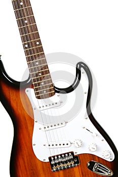 Part of sillhouette a guitar