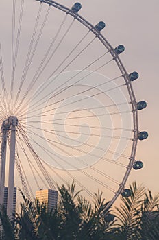 Part of singapore flyer