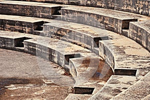 Part of stone amphitheater