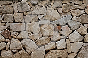 Part of a stone wall