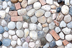 Part of a stone wall, for background or texture.