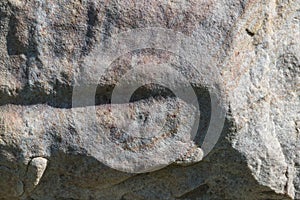 Part of a stone wall block